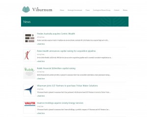 Viburnum Funds News